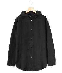 【予約】FAUX SUEDE HOOD SHIRT