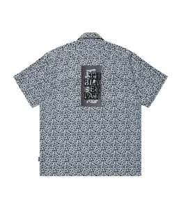 LEOPARD HWC OPEN COLLARED S/S SHIRT