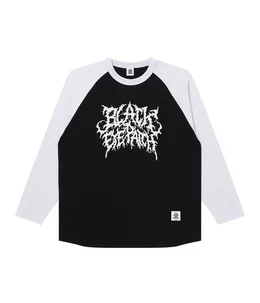 GRINDCORE LOGO RAGLAN L/S TEE