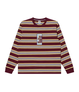 HWC LABEL STRIPED HEAVYWEIGHT L/S TEE | BlackEyePatch(ブラックアイ