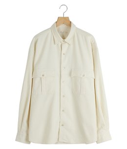 ROLL UP ORGANIC CORDUROY SHIRT (14WALE)