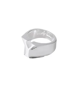 THE LETTERING SILVER RING (Y)