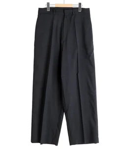 Washed Wool Voile Trousers