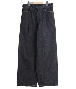 12.9oz Denim Bias Belted Pants