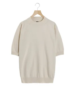 THE SEAISLAND COTTON MOCK NECK S/S