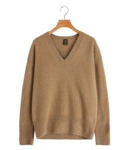 【レディース】CASHMERE FOX AIR TENJIKU V NECK