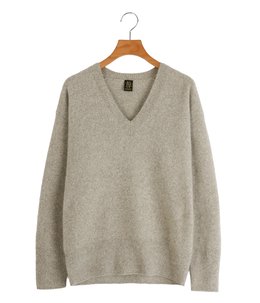 【レディース】CASHMERE FOX AIR TENJIKU V NECK