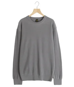 HARD TWIST WOOLRIB CREW NECK