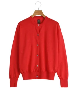 レディース】CHOMA CREW NECK CARDIGAN | BATONER(バトナー