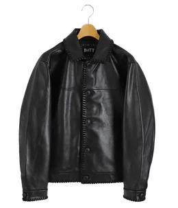 Stitched Leather Jacket