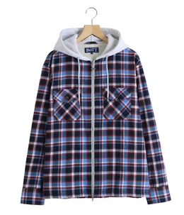 Hooded Flannel Shirt