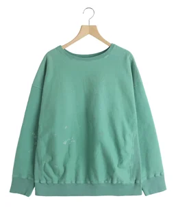 DISTRESSED SWEATSHIRT AGED