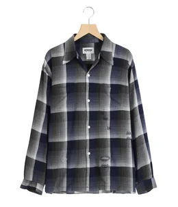 CHECK RAYON SHIRT