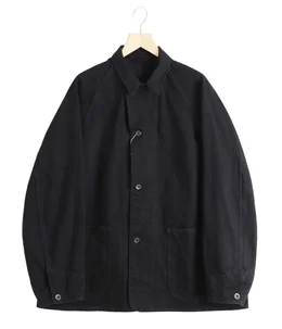 新品未使用　COMOLI 25SS デニムワークジャケット　黒　サイズ2 COMOLI 25AW ブラックデニムワークジャケット size2 良アイテム