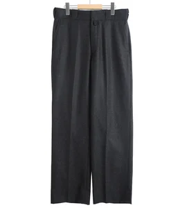 COMOLI 24aw コモリ ウールフラノパンツ スラックス チャコール 3 ウールフラノ パンツ | COMOLI(コモリ) / パンツ スラックス (メンズ