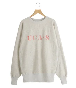 REVERSE WEAVE 2ND PATENT CREW NECK SWEAT SHIRT