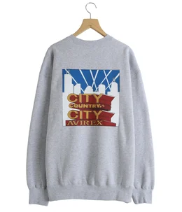 CITY COUNTRY CITY x AVIREX_SWEAT SHIRT