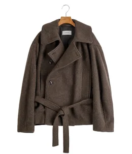 【レディース】SHORT WRAP COAT