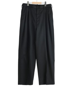 Wool Gabardine 2 Tuck Easy Trousers