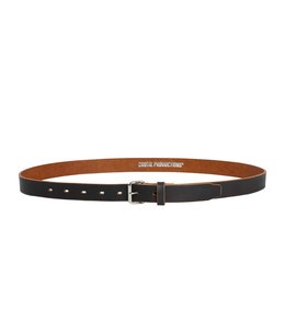 Tea-Core Leather Narrow Belt
