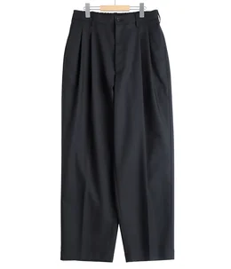 T/W Twill 2 Tuck Wide Easy Trousers | COOTIE PRODUCTIONS