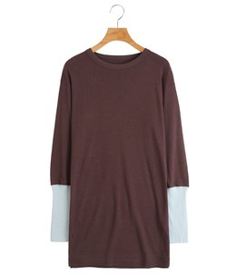 【レディース】Cotton Linen Long Sleeve077