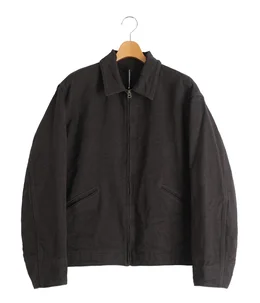 ヘンプダック ジップショートジャケット