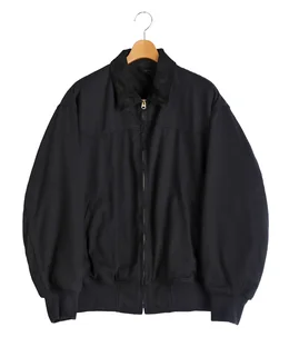 ブラックドリル ジップジャケット
