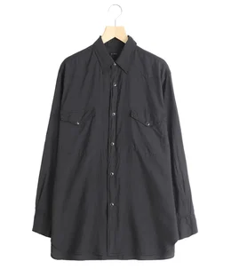 シルク製品染 ウエスタンシャツ | COMOLI(コモリ) / トップス 長袖
