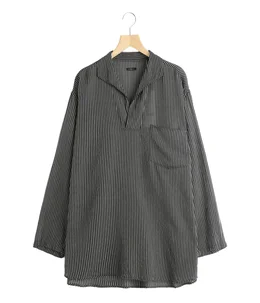 ストライプ スキッパーシャツ | COMOLI(コモリ) / トップス 長袖シャツ