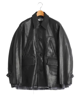 Shinig Collar Leather Jacket | DAIRIKU(ダイリク) / アウター レザー