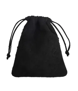 Back side skin DRAWSTRING POUCH : L