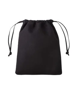 DOUBLE FACED DRAWSTRING POUCH L
