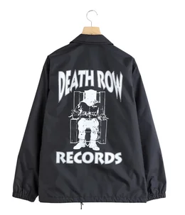 WACKO MARIA DEATH ROW RECORDS コーチジャケット　M DEATH ROW RECORDS / COACH JACKET【BLACK】｜WACKO MARIA｜MELTING