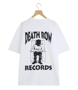 DEATH ROW RECORDS / WASHED HEAVY WEIGHT CREW NECK T-SHIRT