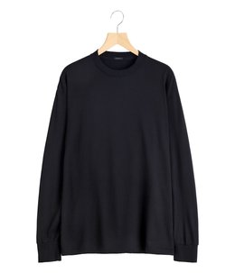 コットンカシミヤ エンブロイダリー長袖Tシャツ
