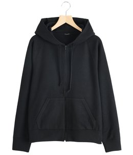 ウールニット ジップパーカ