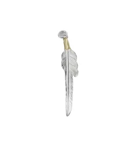 18K Eagle Head Kazekiri Feather -L-