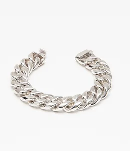 【予約】Curve loosen cut id bracelet -L-