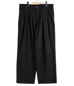 WIDE TUCK DRAPE SLACKS