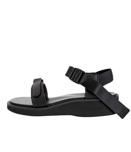 New Sandals with Velcro Straps in Smooth Leather