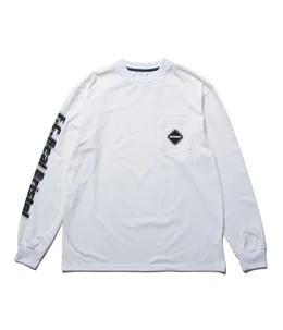 BLURRED LOGO L/S TEAM POCKET TEE