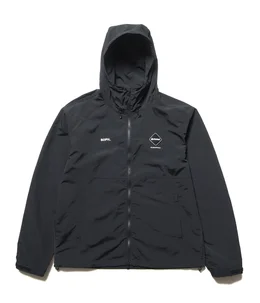 廃番/レア【エフシーレアルブリストル】水玉ドット柄アノラックジャケット XL 黒 NYLON HOODED BLOUSON | F.C.Real Bristol(エフシーレアル