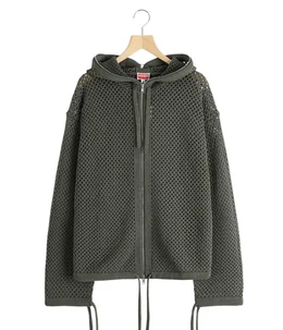 MESH FULL ZIP HOODIE