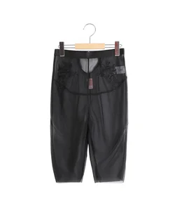 【レディース】ROSE-EMBROIDERED SHEER BIKER SHORTS