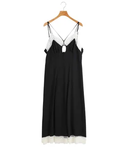 【レディース】Crepe slip dress