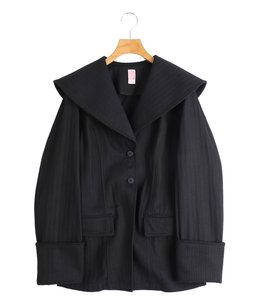 【レディース】STRIPE JAQUARD DENIM SAILOR JACKET