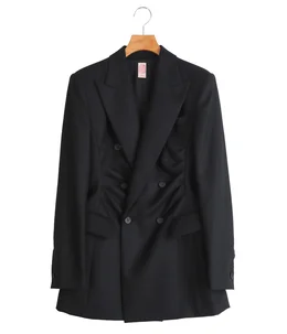 【レディース】WOOL FLANNEL DOUBLE-BREASTED JACKET