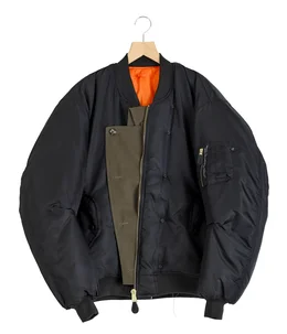 M.Y. DUNAWAY BOMBER / Customized bomber jacket + lapel insert