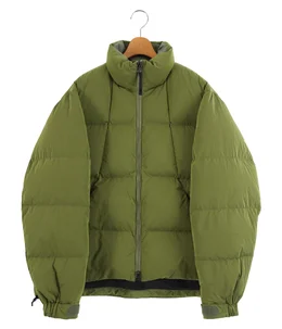 Dope Dyed Ripple Nylon Down Jacket